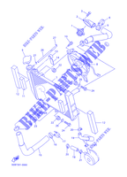 RADIATEUR / DURITES pour Yamaha YZF-R6 de 2000