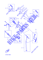 SUPPORT / REPOSE PIEDS pour Yamaha DT50RSM X-LIMIT S.M de 2003