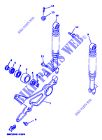 BRAS OSCILLANT / AMORTISSEUR pour Yamaha XC125A de 2000