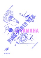 EMBRAYAGE DE DEMARREUR pour Yamaha WR 125 R de 2013