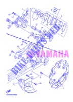 ETRIER DE FREIN ARRIERE pour Yamaha WR450F de 2013