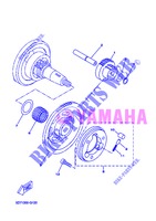 EMBRAYAGE DE DEMARREUR pour Yamaha YZF-R125 de 2013