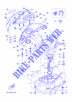 RESERVOIR A ESSENCE pour Yamaha MT 125 de 2015