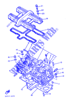 CULASSE pour Yamaha XJ900F de 1989