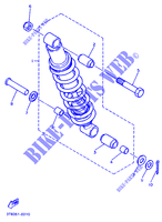 BRAS OSCILLANT / AMORTISSEUR pour Yamaha XT600K de 1992