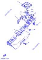 SELLE / PORTE BAGAGES pour Yamaha XTZ750H (51KW) de 1992