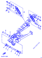 BRAS OSCILLANT / AMORTISSEUR pour Yamaha XV535 (FLAT) de 1993