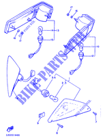 CLIGNOTANT pour Yamaha XVZ13TD de 1991