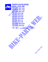 * CATALOG PREFACE * pour Yamaha YZ125 de 1998