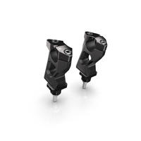 Rehausses de guidon taillées dans la masse Yamaha-Yamaha
