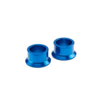 Entretoises bleues pour roue arrière - Axe 25 mm Yamaha-Yamaha