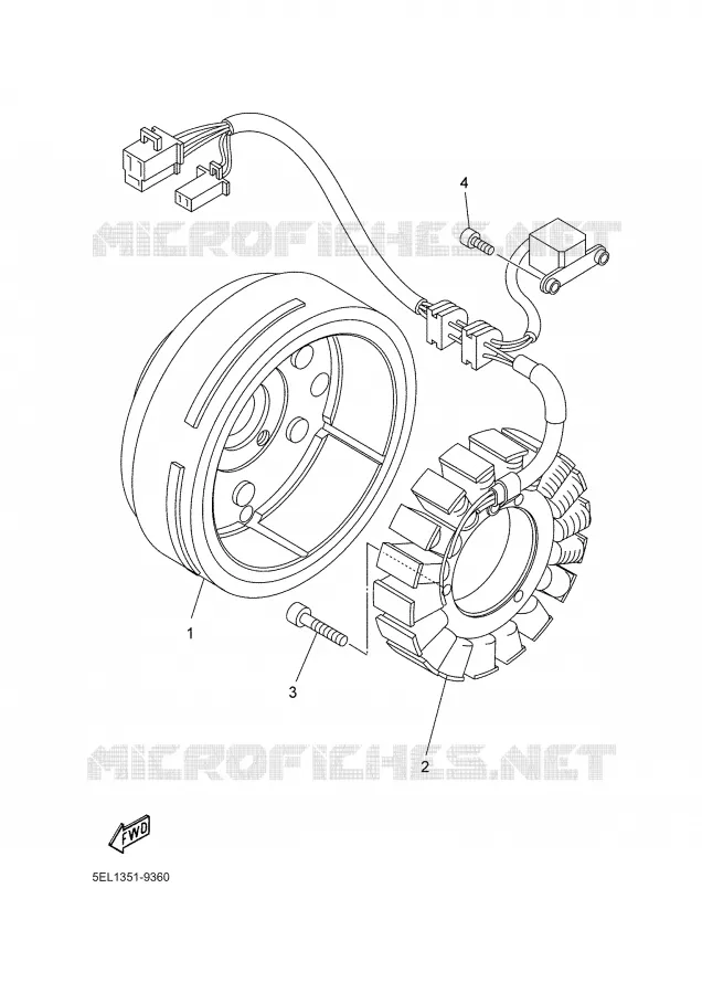 ALLUMAGE Yamaha MOTO 1100 2004 BULLDOG  BT1100