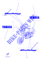 EMBLEME pour Yamaha BT1100 de 2002
