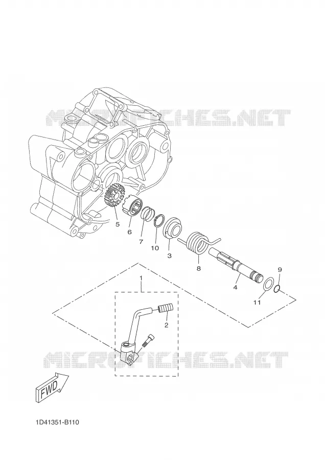 DEMARREUR Yamaha MOTO 50 2006 DTR  DT50RSM