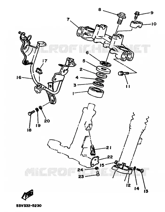 DIRECTION Yamaha MOTO 80 1986 DTLC  DT80LC
