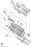 CULASSE pour Yamaha YZF600R de 2001