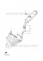 ECHAPPEMENT pour Yamaha YZF600R de 2001