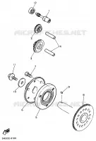 EMBRAYAGE DE DEMARREUR pour Yamaha YZF600R de 2001