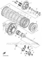 EMBRAYAGE DE DEMARREUR pour Yamaha YZF600R de 2001