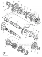 TRANSMISSION pour Yamaha YZF600R de 2001