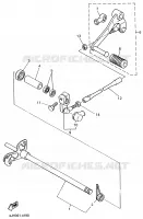 AXE DE SELECTEUR / PEDALE pour Yamaha YZF600R de 2001