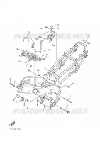 CADRE pour Yamaha YZF600R de 2001