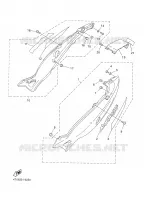 COUVERCLE LATERAL pour Yamaha YZF600R de 2001
