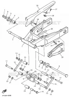BRAS ARRIERE pour Yamaha YZF600R de 2001