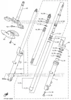 FOURCHE pour Yamaha YZF600R de 2001