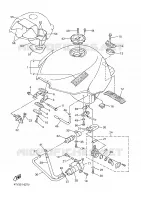RESERVOIR A ESSENCE pour Yamaha YZF600R de 2001