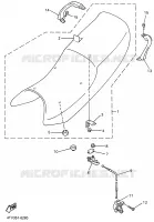 SELLE pour Yamaha YZF600R de 2001