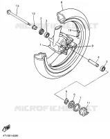 ROUE AVANT pour Yamaha YZF600R de 2001