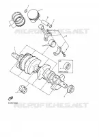 VILEBREQUIN / PISTON pour Yamaha YZF600R de 2001
