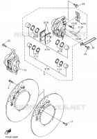 ETRIER DE FREIN AVANT pour Yamaha YZF600R de 2001