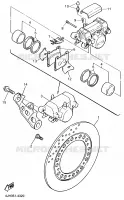 ETRIER DE FREIN ARRIERE pour Yamaha YZF600R de 2001