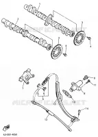 ARBRE A CAMES / CHAINE DE DISTRIBUTION pour Yamaha YZF600R de 2001