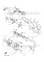 POMPE A EAU / DURITES pour Yamaha YZF600R de 2001