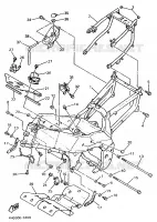 CADRE pour Yamaha YZF750R de 1993