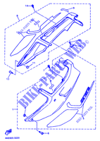 COUVERCLE LATERAL pour Yamaha YZF750R de 1993