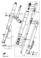 FOURCHE pour Yamaha YZF750R de 1993