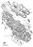 CULASSE pour Yamaha YZF750R de 1993