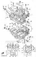 CARTER MOTEUR pour Yamaha YZF750R de 1993