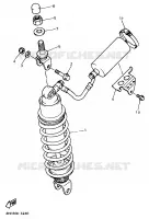 AMORTISSEUR ARRIERE pour Yamaha YZF750R de 1993