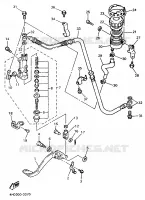 MAITRE CYLINDRE DE FREIN ARRIERE pour Yamaha YZF750R de 1993