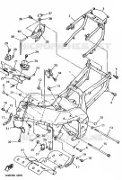 CADRE pour Yamaha YZF750R de 1994