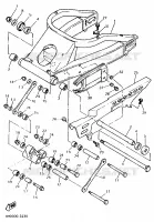 BRAS ARRIERE pour Yamaha YZF750R de 1994