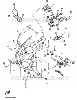 CARENAGES 1  pour Yamaha YZF750R de 1994
