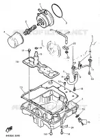 FILTRE A HUILE pour Yamaha YZF750R de 1994