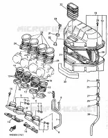 ADMISSION pour Yamaha YZF750R de 1994