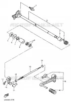 AXE DE SELECTEUR / PEDALE pour Yamaha YZF750R de 1995